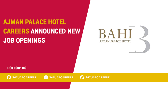 Ajman Palace Hotel Careers 2026 | Front Office Supervisor Hospitality Jobs Ajman UAE